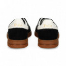 DEPORTIVO PIEL BLANCO+NEGRO