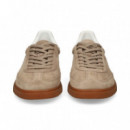 DEPORTIVO TALON BLANCO ANTE BEIGE