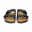 PALA 2 HEBILLAS BIRKO-FLOR NEGRO