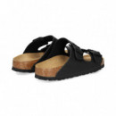 PALA 2 HEBILLAS BIRKO-FLOR NEGRO