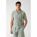 Camisa Lattice de punto calado Guess