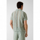 Camisa Lattice de punto calado Guess