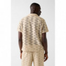Camisa Lattice de punto calado Guess