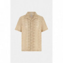 Camisa Lattice de punto calado Guess