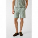 Pantalón corto Lattice de punto calado Guess