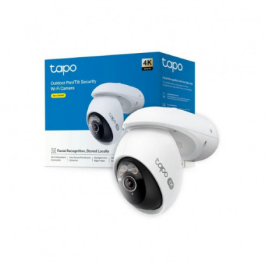 Tp-Link Tapo TC46 C&aacute;mara de Vigilancia Exterior 360&ordm; 4K Reconocimiento Facial