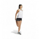 ADIDAS Malla Corta Negra Correr