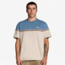 Camiseta Pismo Stripe RVCA