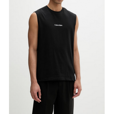 Camiseta Calvin klein sin mangas negra