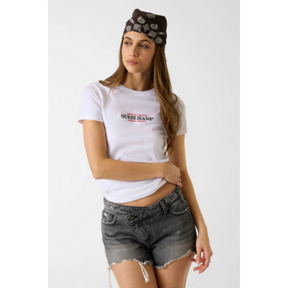 Camiseta Guess American blanca