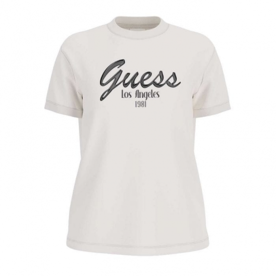Camiseta Guess Andrea blanco roto