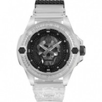 Reloj The Skull 44MM Sili Transparente  PHILIPP PLEIN