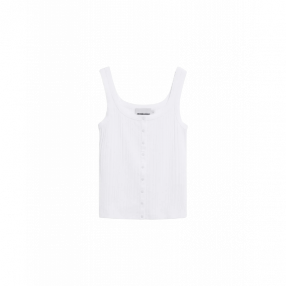 Camisetas Mujer Camiseta ARMEDANGELS Pointelle White
