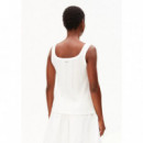 Camisetas Mujer Camiseta ARMEDANGELS Pointelle White