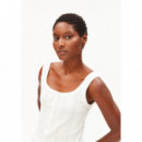 Camisetas Mujer Camiseta ARMEDANGELS Pointelle White