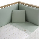 Colcha+protector Cuna Ardi Verde