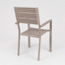 Silla de Jardín Elara para Exterior Efecto Madera Terrazza Collection®  TERRAZZA COLLECTION