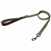FREEDOG Perro Correa Ajustable Linum Bosque Verde 2X120/180