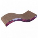 FREEDOG rascador carton y catnip Craze snake rojo 45x23x9 cm