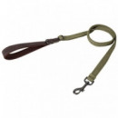 FREEDOG perro correa ajustable linum Bosque verde 2.5x120/18