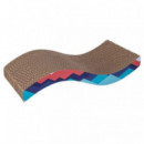 FREEDOG rascador carton y catnip Craze snake azul marino 45x