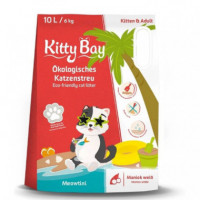 KITTY BAY Gato Arena Mandioca Meowtini 10 L