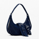 Desigual Bolso vaquero hebillas mediano 25WAXD24-5008