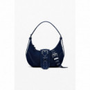 Desigual Bolso vaquero hebillas mediano 25WAXD24-5008