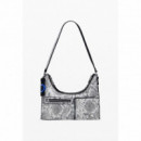 Desigual Bolso desmontable bicolor pequeño 25WAXPB7-2000