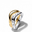 Pandora Anillo divisible en plata de ley 164674C01