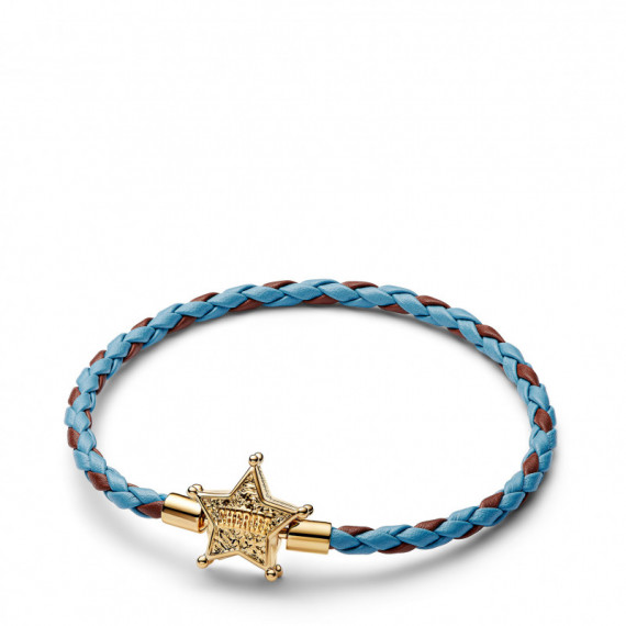 Pandora Pulsera Toy Story con cordón azul y marrón 564605C01