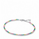 Pandora Pulsera de tenis con cristales amarillos 593927C03