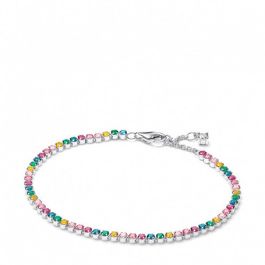 Pandora Pulsera de tenis con cristales amarillos 593927C03