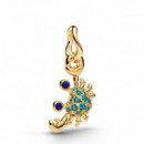 Pandora Charm colgante de cangrejo chapado en oro 764684C01