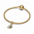 Pandora Charm colgante de cangrejo chapado en oro 764684C01