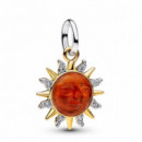 Pandora Charm colgante de Sol chapado en oro 764703C01