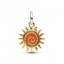 Pandora Charm colgante de Sol chapado en oro 764703C01