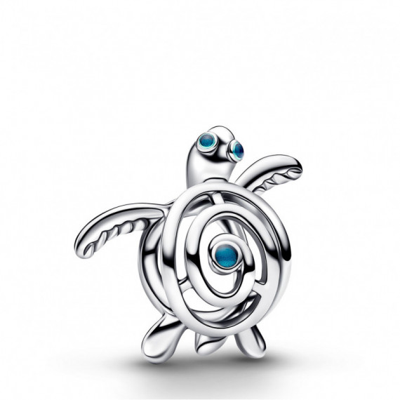 Pandora Charm de tortuga calada de plata 794697C01