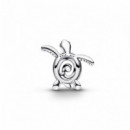 Pandora Charm de tortuga calada de plata 794697C01