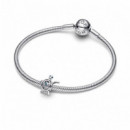 Pandora Charm de tortuga calada de plata 794697C01