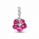 Pandora Colgante de plata de ley con hibisco 794698C01