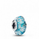 Pandora Charm de plata de ley con cristal murano 794701C01