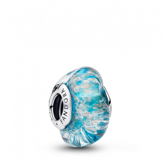 Pandora Charm de plata de ley con cristal murano 794701C01