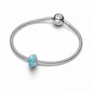 Pandora Charm de plata de ley con cristal murano 794701C01