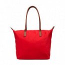 Bolso tote con monograma TH