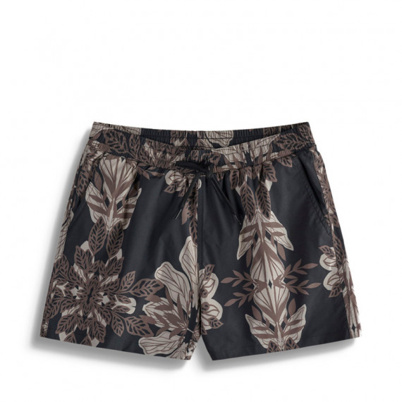 Traje De Baño De Corte Regular Con Tela De Estampado Abstracto