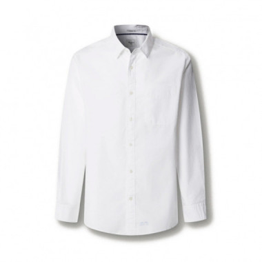 Camisa popel&iacute;n fit regular