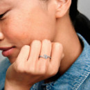Anillo Dos Corazones Brillantes 191023CZ