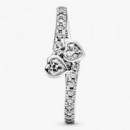 Anillo Dos Corazones Brillantes 191023CZ