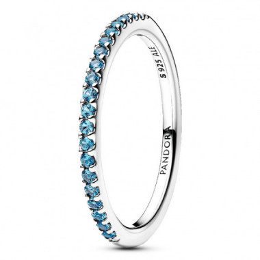 Anillo Banda Brillante Aguamarina 192999C03